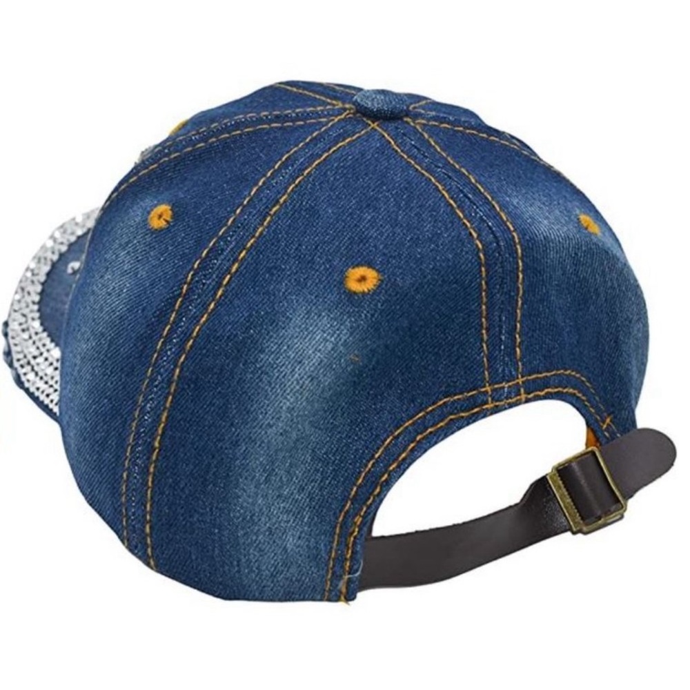 NWT DOG MOM adjustable Denim Hat - Picture 2 of 2